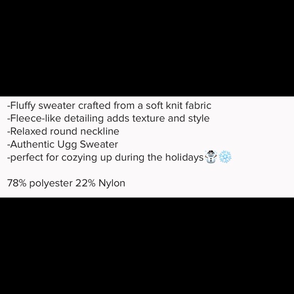 🆕 UGG Cream Sweater - Picture 4 of 4